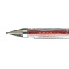 photo-Stylo - Encre gel pailletée - Rouge - Pointe 1mm - UniBall - Signo
