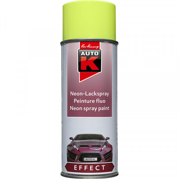 photo-Bombe de peinture - Carrosserie - Jaune fluo - 400ml - Auto-K