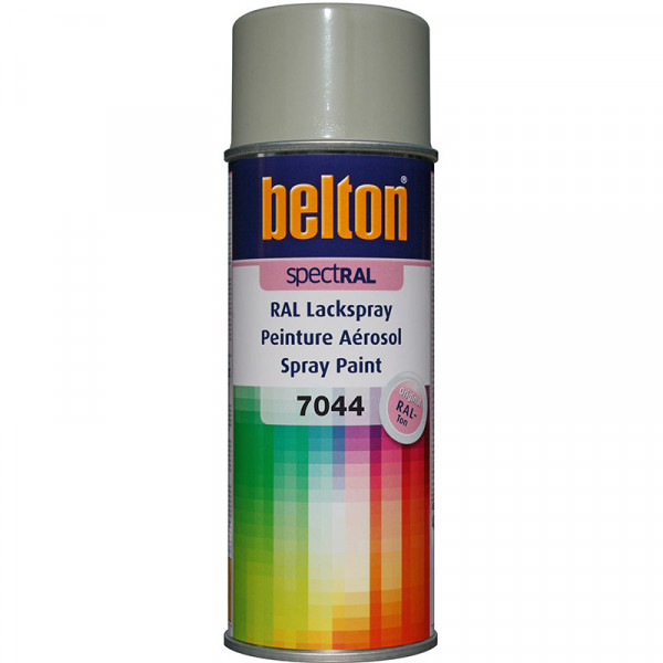 photo-Bombe de peinture Belton Spectral RAL7044 Gris Soie 400ml