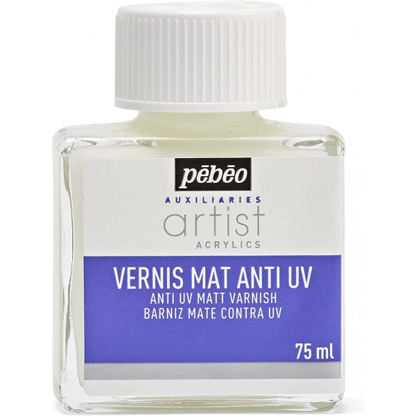 photo-Vernis mat - Médium pour peinture acrylique - Pébéo - Flacon de 75ml