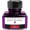 photo-Flacon d'encre pour stylo plume - Rose cyclamen - Herbin - 30ml