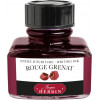 photo-Flacon d'encre pour stylo plume - Rouge grenat - Herbin - 30ml