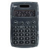 photo-Calculatrice de poche - Noir - Energie solaire - 8 chiffres - Sign