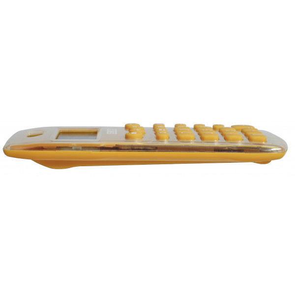 Calculatrice de poche - Orange - Energie solaire - 8 chiffres - Sign