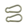 photo-Mousquetons - Métal - 5mm diamètre - 50mm longueur - Lot de 2 - Viso