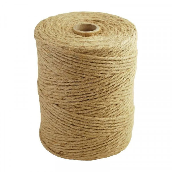 photo-Rouleau de ficelle - Fibres naturelles - 188m longueur - 3mm diamètre - Viso
