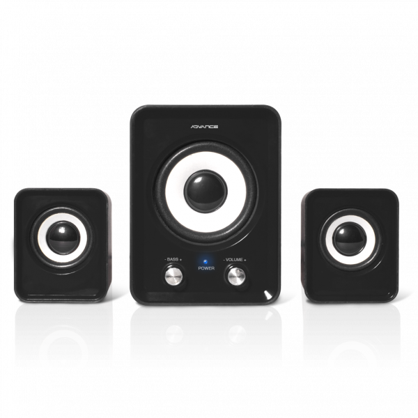 Enceintes pour ordinateur - 6W RMS - 2.1 - Noir - SoundPhonic - Advance