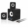 Enceintes pour ordinateur - 6W RMS - 2.1 - Noir - SoundPhonic - Advance