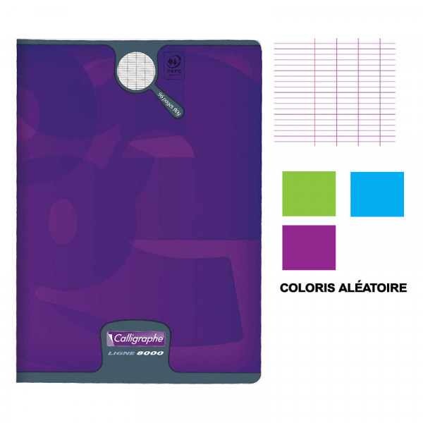 photo-Cahier - A4 (21x29,7cm) - Grands carreaux - 96 pages - sans spirale - Clairefontaine - Calligraphe