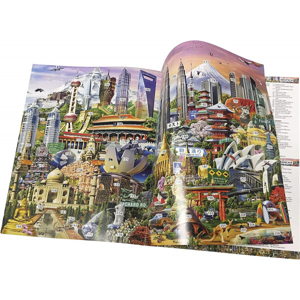 Puzzle - 42000 pièces - XXL - Le tour du monde - Educa