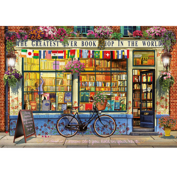 Puzzle - 5000 pièces - La meilleure librairie du monde - Livres - Educa