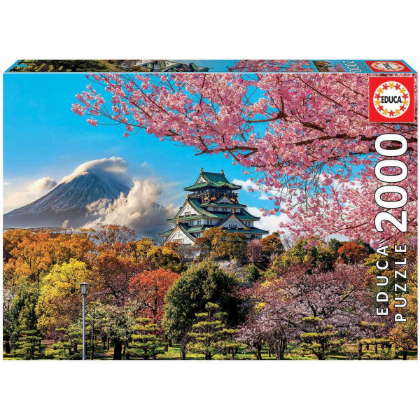 photo-Puzzle - 2000 pièces - Le château d'Osaka au Japon - Educa