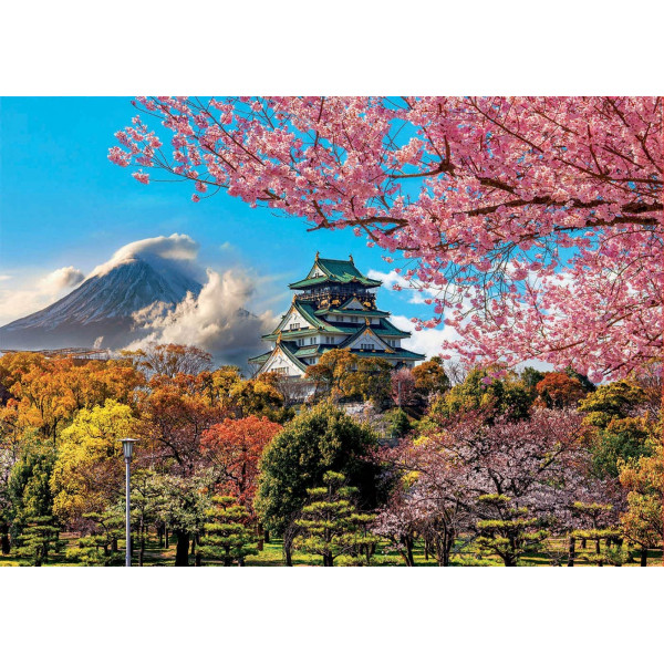 Puzzle - 2000 pièces - Le château d'Osaka au Japon - Educa