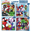 Puzzle - Enfant - Dès 3 ans - 4 modèles - Spidey et ses amis étonnants - Educa