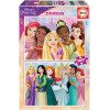 photo-Puzzle - Princesses Disney - 2x100 pièces - Enfant - Dès 6 ans - 2 modèles