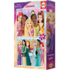 Puzzle - Princesses Disney - 2x100 pièces - Enfant - Dès 6 ans - 2 modèles