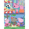 Puzzle en bois - Peppa Pig et ses amis - 2 x 25 pièces - Dès 3 ans - Educa