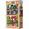 Puzzle en bois - Spidey et ses amazing amis - 2 x 25 pièces - Dès 3 ans - Educa