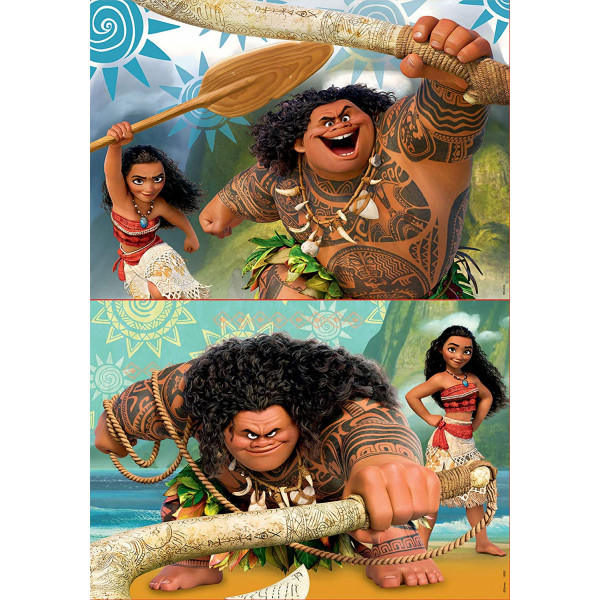 Puzzle - Disney Vaiana - 2 modèles - 2x48 pièces - Dès 4 ans - Educa
