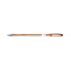 photo-Stylo encre gel bronze pointe moyenne 0,7mm UniBall Signo