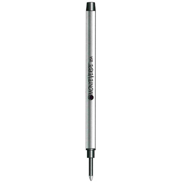 photo-Recharges pour stylo roller - Dupont - Noir - Pointe fine - Lot de 2 recharges