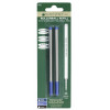 photo-Recharges pour stylo roller - Montblanc - Bleu - Pointe moyenne - Lot de 2 recharges