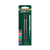 photo-Recharges pour stylo bille - Montblanc - Bleu - Pointe large - Lot de 2 recharges
