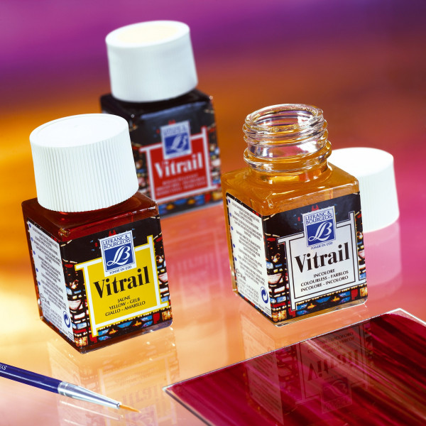 Peinture vitrail - Lefranc Bourgeois - Violet - Flacon de 50ml