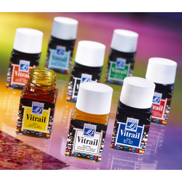 Peinture vitrail - Lefranc Bourgeois - Violet - Flacon de 50ml