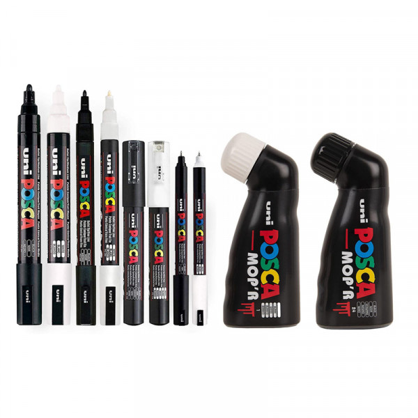 Feutres PC-1MR - POSCA - Lot de 18 - Édition limitée - Pointe extra fine - Pochette plastique - Beaux-Arts et Loisirs créatifs Feutres PC-1MR - POSCA - Lot de 18 - Édition limitée - Pointe extra fine - Pochette plastique - Beaux-Arts et Loisirs créatifs