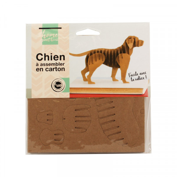 photo-Petit chien en carton - A assembler - CTOP
