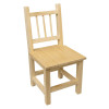 photo-Petite chaise en bois - A personnaliser - Bois naturel - Pour enfant - CTOP
