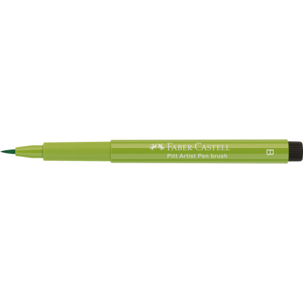 photo-Feutre à dessin - Pointe pinceau - Vert de mai - Pitt Artist - Faber-Castell