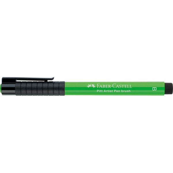 Feutre à dessin - Pointe pinceau - Vert feuille - Pitt Artist - Faber-Castell