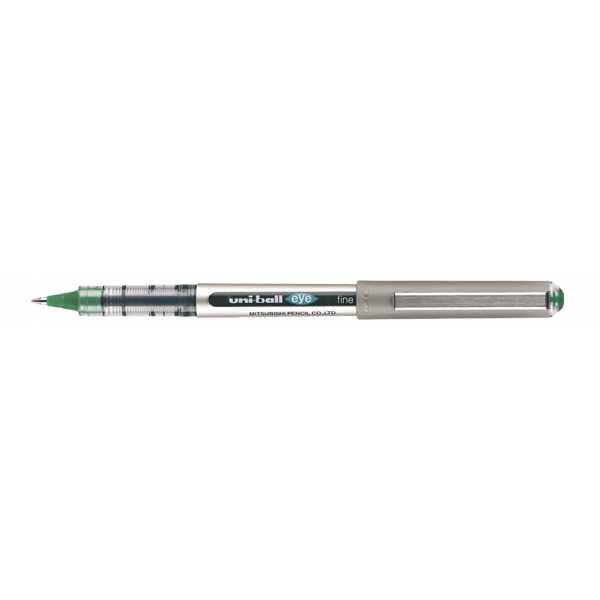 photo-Stylo roller vert Uni Ball EYE pointe fine 0,7mm