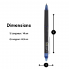 Stylo FriXion Pilot Point Clicker - Bleu - Rétractable - Pointe fine 0,5 mm