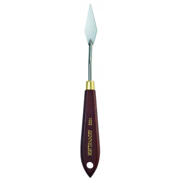 photo-Couteau à peindre - Sennelier - N°1002 - Manche bois - Lame acier