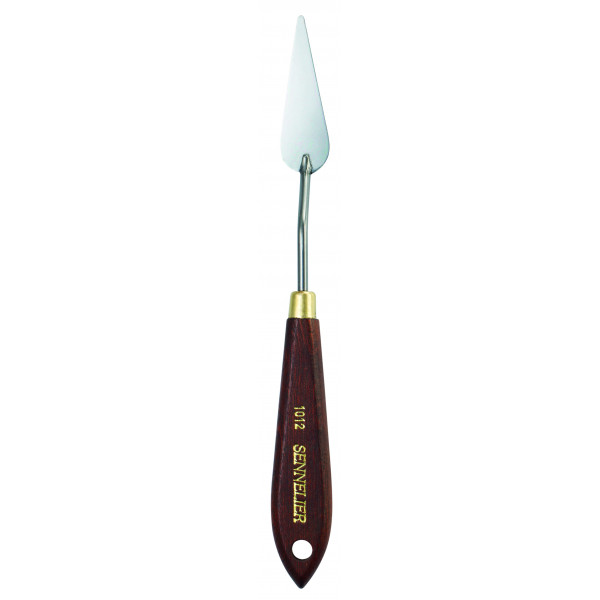 photo-Couteau à peindre - Sennelier - N°1012 - Manche bois - Lame acier