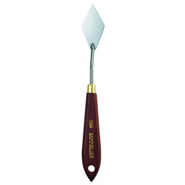 photo-Couteau à peindre - Sennelier - N°1004 - Manche bois - Lame acier