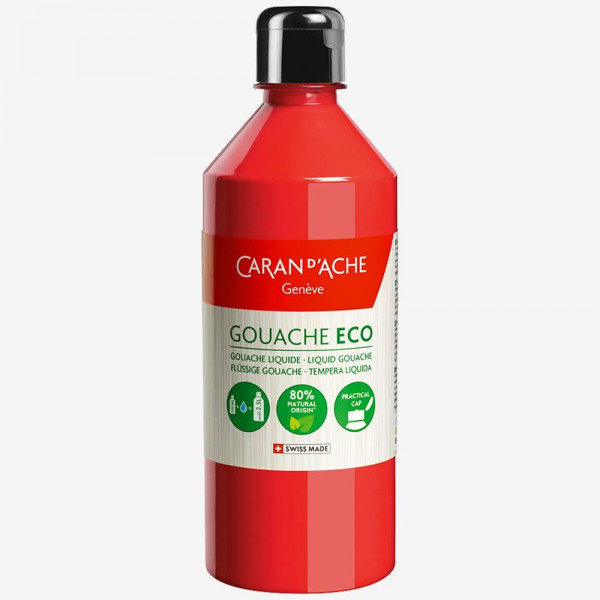photo-Peinture gouache - Rouge écarlate - Mat - 500ml - Carand'Ache - Gouache Eco