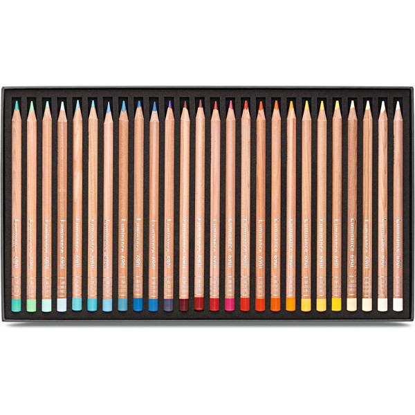 Boite de 76 crayons de couleur Luminance 6901 Caran d'Ache