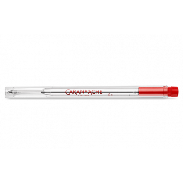 photo-Recharge - Cartouche - Stylo à bille - GOLIATH - Carand'Ache - Rouge - Pointe M