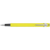 photo-Stylo plume - Jaune fluo - Métal - Plume moyenne - Rechargeable - Carand'Ache - 849