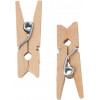 Mini pinces à linge - Bois naturel - 25x3mm - Loisirs créatifs - 45 unités