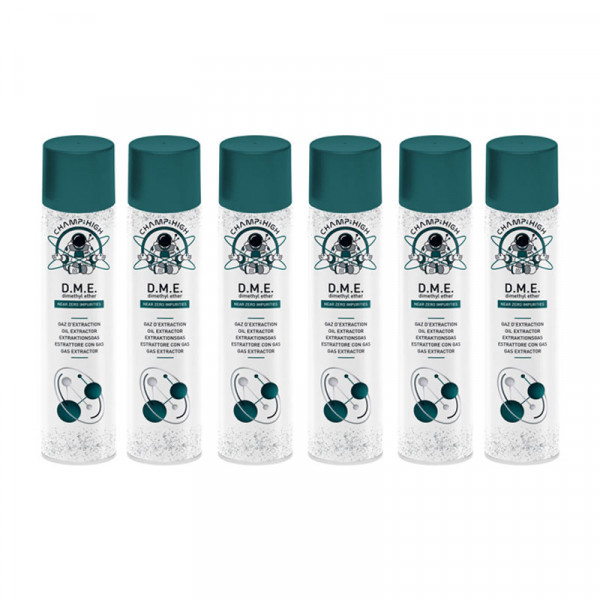 photo-6 bombes aérosol de gaz d'extraction DME dimethyl ether Champ High 420ml