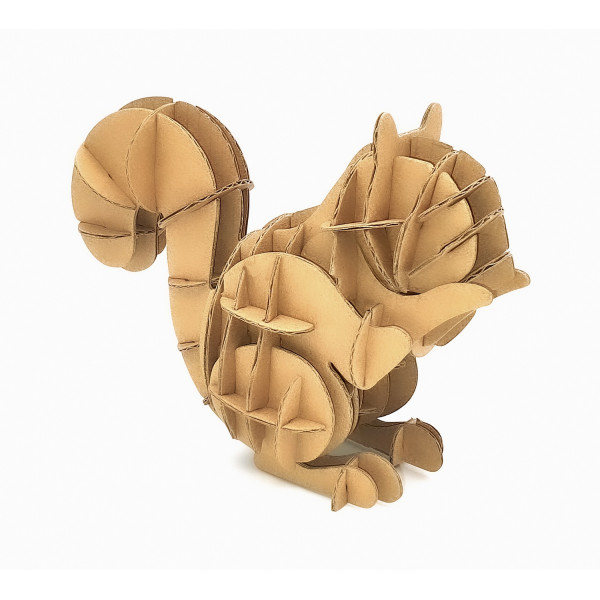photo-Petit écureuil en carton - A assembler - CTOP