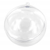 photo-Boule en plastique transparent - A remplir et personnaliser - 6 cm de diamètre