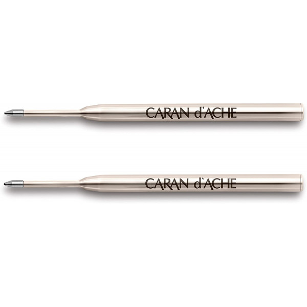 photo-2 Recharges - Cartouche - Stylo à bille - GOLIATH - Carand'Ache - Bleu - Pointe M