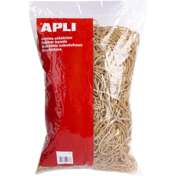 photo-Bracelets caoutchouc 120x2mm sachet de 1kg - Apli