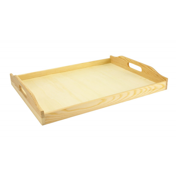 photo-Plateau - Bois naturel - Personnalisable - 40 x 30 x 5,5 cm - CTOP